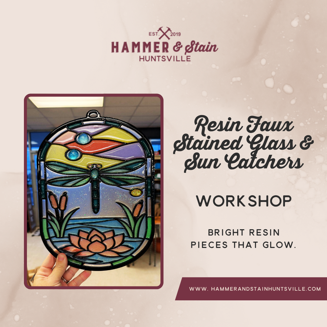 RESIN FAUX STAINED GLASS & SUN CATCHERS