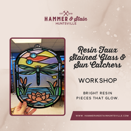 RESIN FAUX STAINED GLASS & SUN CATCHERS