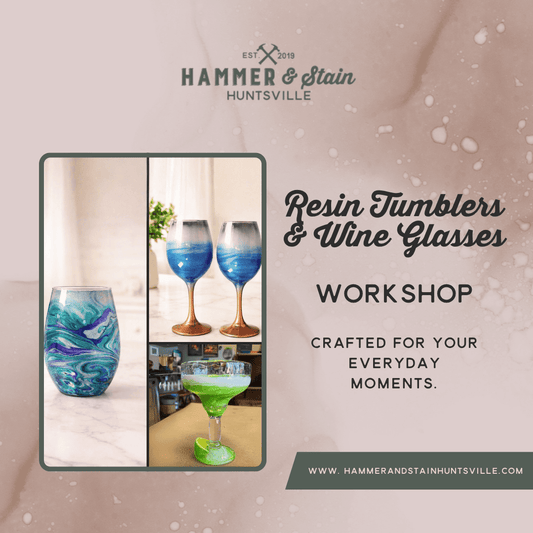 RESIN TUMBLERS & WINE GLASSES