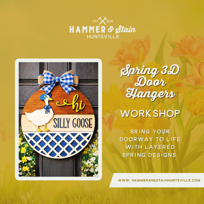 SPRING 3D DOOR HANGERS (16")