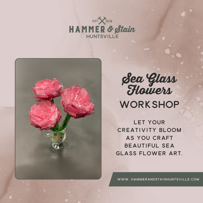 SEA GLASS FLOWERS