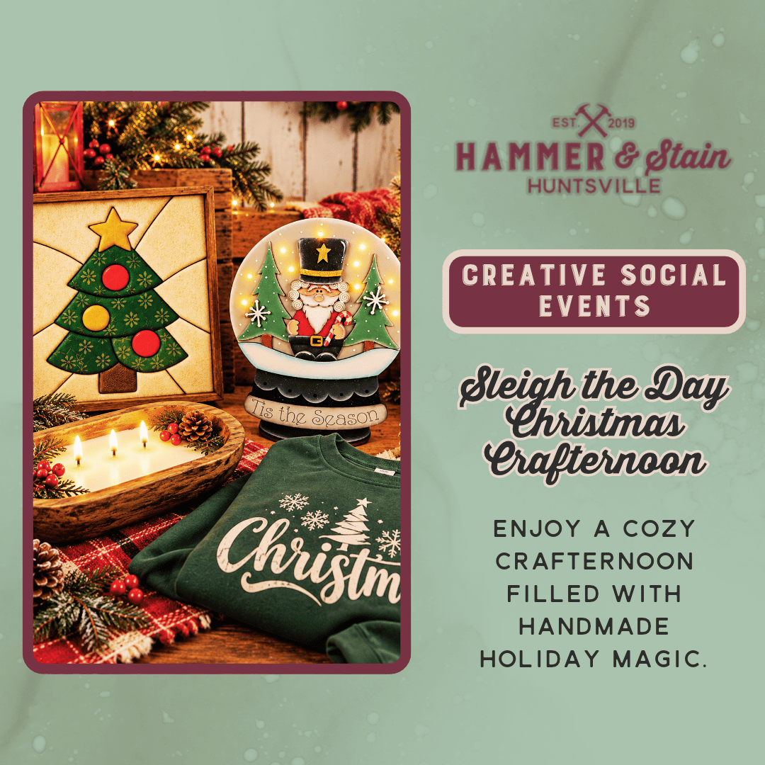 11/22/26 SUNDAY-Sleigh the Day Christmas Crafternoon 12:30-4:30pm