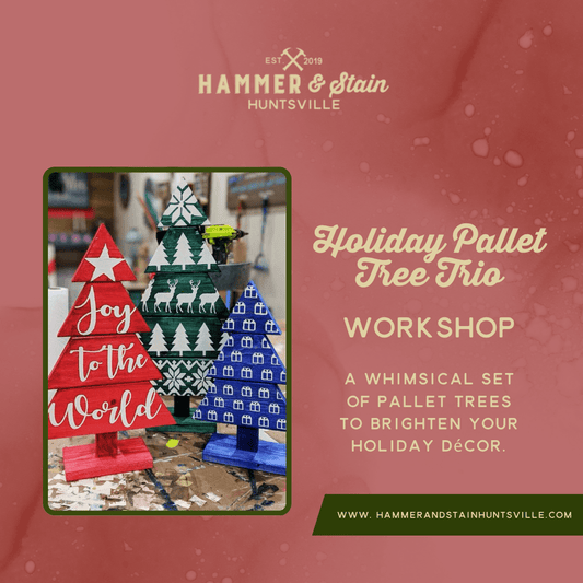 HOLIDAY PALLET TREE TRIO