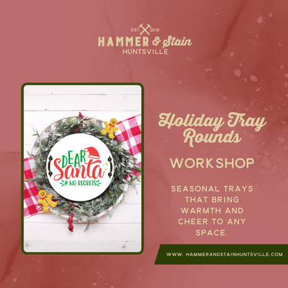 HOLIDAY TRAY ROUNDS (18")