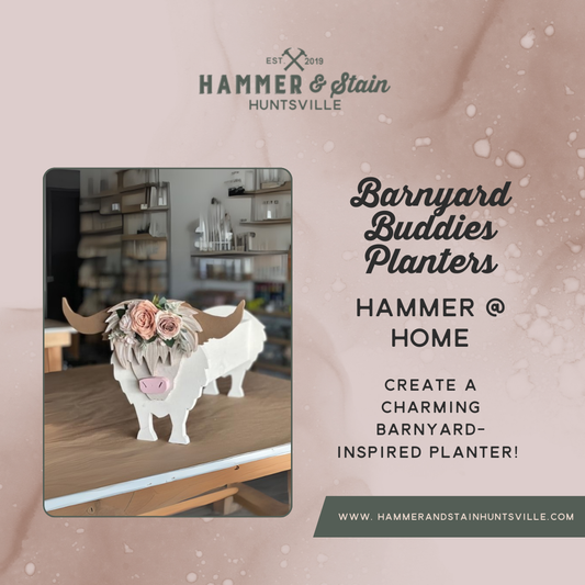 HAMMER AT HOME KIT-BARNYARD BUDDIES PLANTER