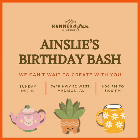 10/19/25 AINSLIE'S BIRTHDAY BASH 1:00 PM