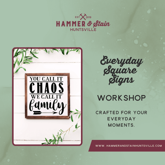 EVERYDAY SQUARE SIGNS (12x12")