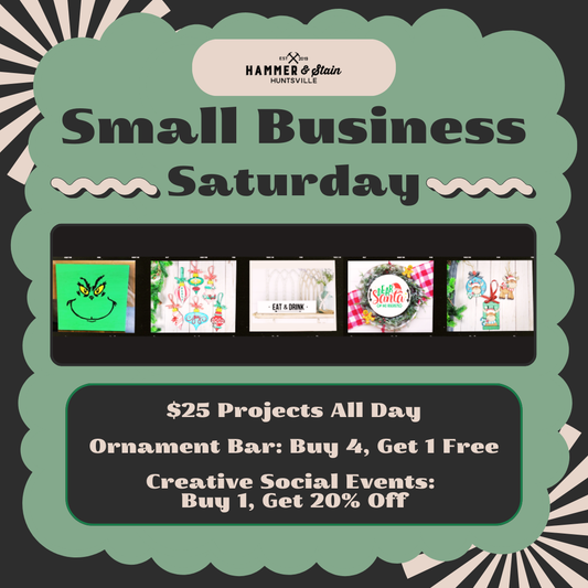 11/29/25 SMALL BUSINESS SATURDAY OPEN STUDIO 10am - 4pm
