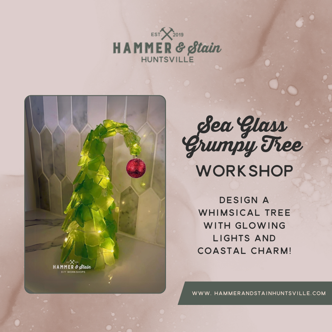 SEA GLASS GRUMPY TREE