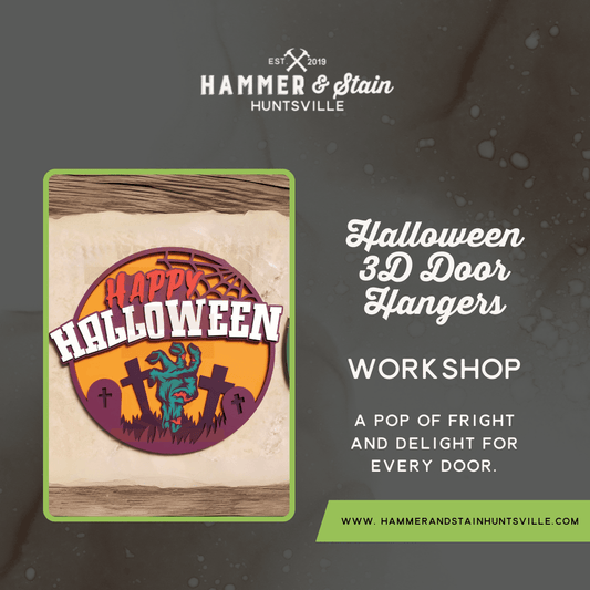 HALLOWEEN 3D DOOR HANGERS