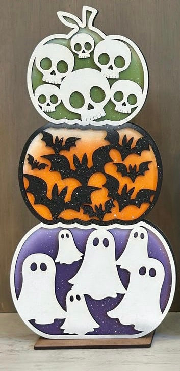 10/17/26 SATURDAY-Stacking Pumpkins (REVERSIBLE) 6:00pm