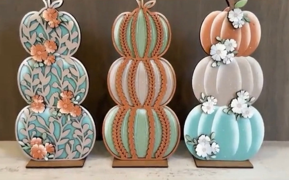 10/17/26 SATURDAY-Stacking Pumpkins (REVERSIBLE) 6:00pm