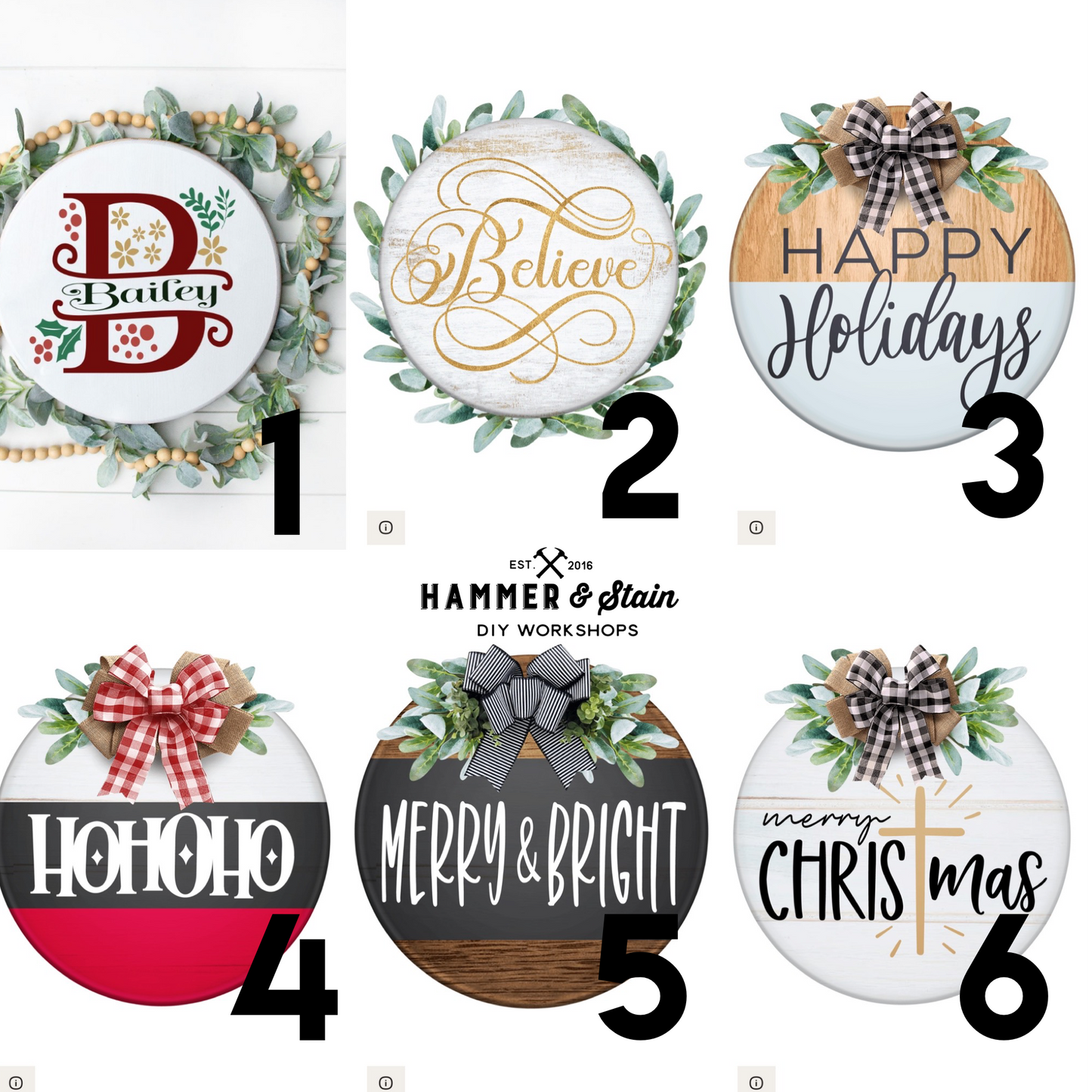 HOLIDAY ROUNDS (18")