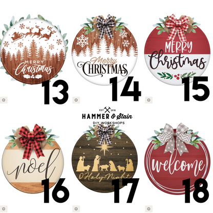 HOLIDAY ROUNDS (18")