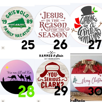 HOLIDAY ROUNDS (18")