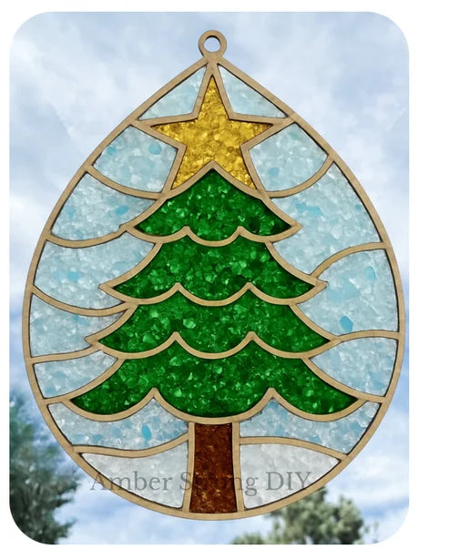 HOLIDAY RESIN SUN CATCHERS