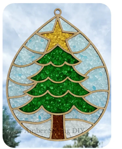 HOLIDAY RESIN SUN CATCHERS