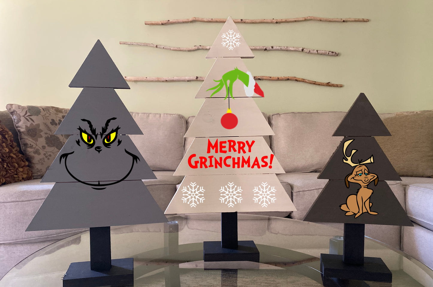 HOLIDAY PALLET TREE TRIO