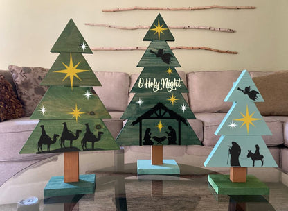 HOLIDAY PALLET TREE TRIO