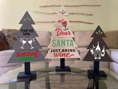 HOLIDAY PALLET TREE TRIO