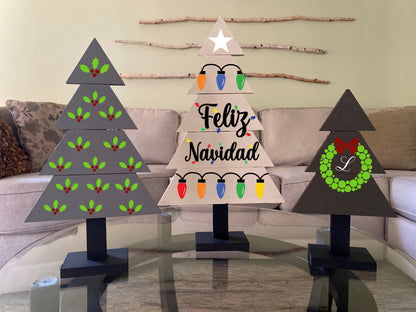 HOLIDAY PALLET TREE TRIO