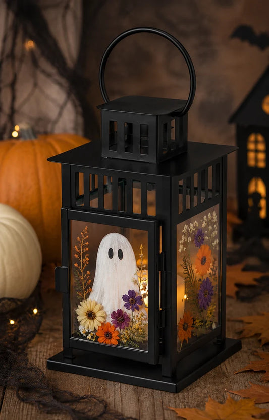 10/08/26 Thursday-Pressed Flower Ghost Art 6:30pm