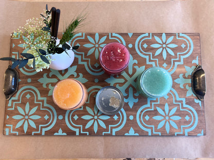SUGAR SCRUBS W/ TRAY